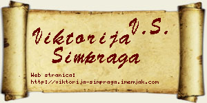 Viktorija Šimpraga vizit kartica